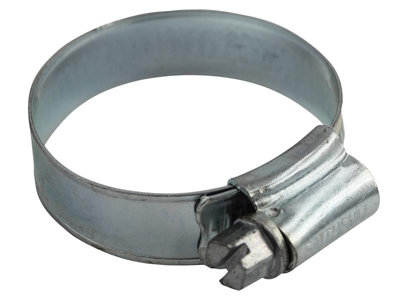 Faithfull LGA 12MM 1X Hose Clip - Zinc MSZP 30 - 40mm FAIHC1XB