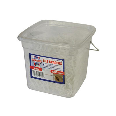 Faithfull Long Leg Tile Spacers Multi Colour (2mm)