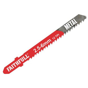 Faithfull  Metal Cutting Jigsaw Blades Pack of 5 T118B FAIJBT118B