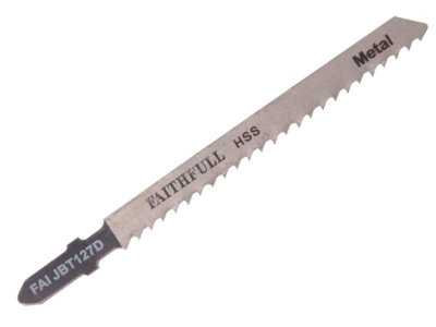 Faithfull Metal Cutting Jigsaw Blades Pack of 5 T127D DIY at B&Q