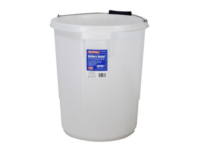 Faithfull Mixing Bucket 25 litre 5 gallon White FAI5GBUCKET