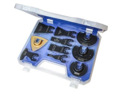 Faithfull Multi Function Tool Blade Set Of 10 Piece Accessories Cased FAIMFKIT10 - 3