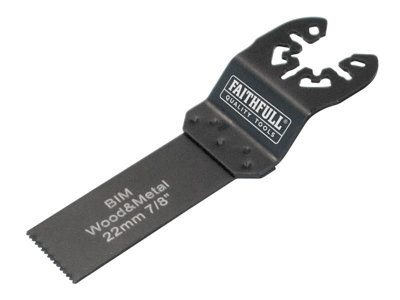 Faithfull - Multi-Functional Tool Flush Cut Wood/Bi-Metal Blade 22mm