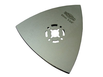 Faithfull Multi Tool Sanding Pad Plate Triangular 93mm Hook and Loop FAIMFPAD93