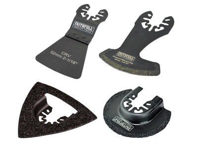 Faithfull MultiTool Tiling Kit, 4 Piece DIY at B&Q