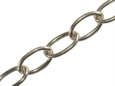 Faithfull Oval Chain 2.3mm x 10m Chrome FAICHOC23