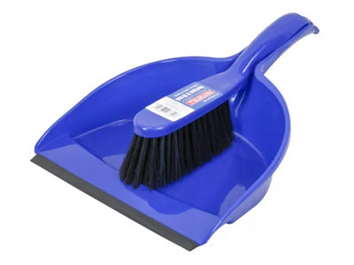 Faithfull - Plastic Dustpan & Brush Set