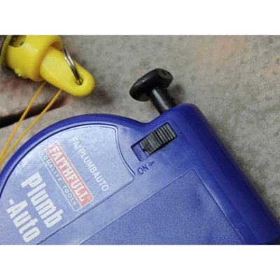 Faithfull Plumb-auto Automatic Plumb Line 400g (14oz) Multi Colour (One ...