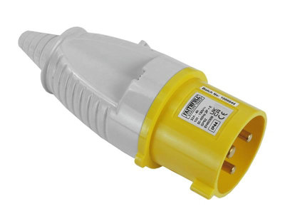 Faithfull Power Plus 10832 Yellow Plug 32A 110V FPPPLUG32AMP