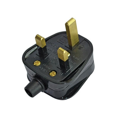Faithfull Power Plus Black Plug 13a Multi Colour (One Size)