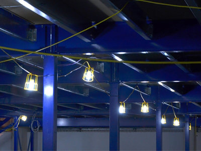 Faithfull Power Plus HL-03ES-22-LED Festoon Lights Low Energy 10 LED Bulbs 110V 22m FPPSLFESTLED - 3