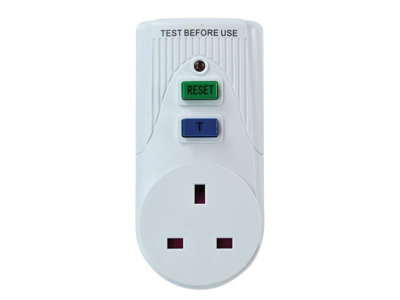 Faithfull Power Plus RCD-2E RCD Adaptor (Circuit Breaker) FPPRCD