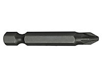 Faithfull - Pozi S2 Grade Steel Screwdriver Bits PZ1 x 50mm (Pack 3)