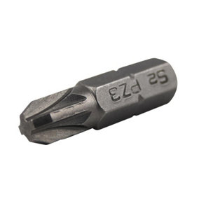 Faithfull - Pozi S2 Grade Steel Screwdriver Bits PZ3 x 25mm (Pack 3)