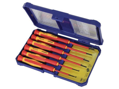 Faithfull - Precision VDE Screwdriver Set, 6 Piece