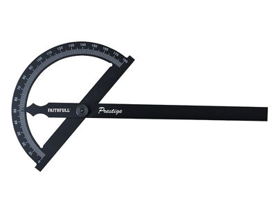 Faithfull - Prestige Angle Gauge Black Aluminium 150 x 270mm