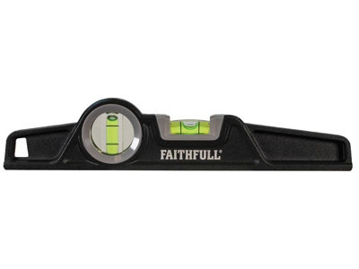 KUIOPYY 10″ Die-Cast Magnetic Spirit Level – Aluminum Scaffolding Level With Rare-Earth Magnets