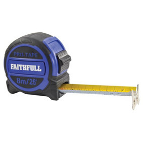 Faithfull  Pro Tape Measure 8m/26ft (Width 32mm) FAITM832MI