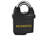 Faithfull - PVC Coated Brass Padlock 50mm