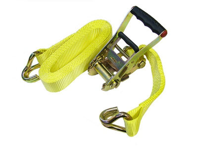 Faithfull - Ratchet Tie-Down 8m x 50mm Trucker Breaking Strain 4000kg