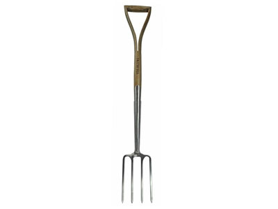 Faithfull RI11-VRSSBFWSYD Prestige Stainless Steel Border Fork Ash Handle FAIPRESBFSS