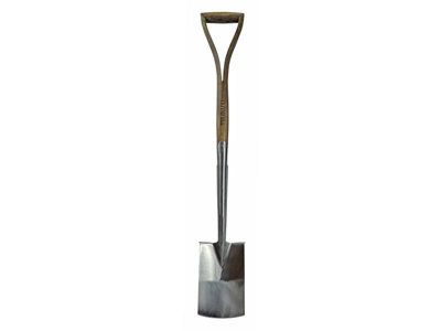 Faithfull RI11-VRSSBSWSYD Prestige Stainless Steel Border Spade Ash ...