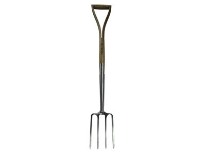 Faithfull RI11-VRSSDFWSYD Prestige Stainless Steel Digging Fork Ash Handle FAIPRESDFSS