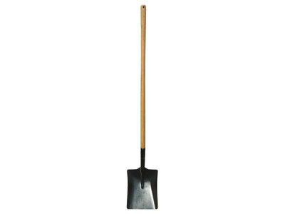 Faithfull RI33-STPSM2WH Long Handled Square Shovel No.2 FAIOSS2LH