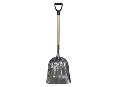 Faithfull RI34-SNWASSPYD Aluminium Grain Shovel Wood Handle FAIGRAIN