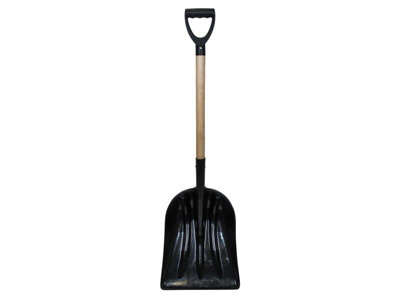 Faithfull RI34-SNWDSPYD Plastic Debris Shovel Wood Handle FAIDEBRIS