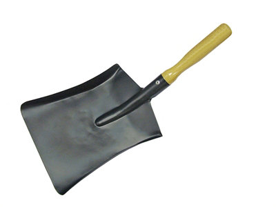 Faithfull RI62-US9ISWH Coal Steel Shovel Wooden Handle 230mm FAICOALS9
