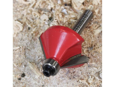 Faithfull - Router Bit TCT 45 Chamfer 1/4in Shank - 3