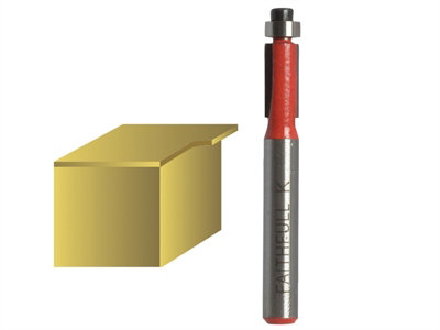 Faithfull  Router Bit TCT Mini Trim 6.3mm x 12.7mm 1/4in Shank FAIRB71