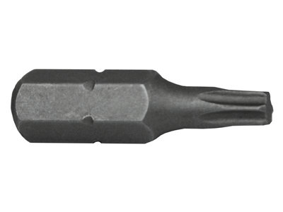 Faithfull S2 Grade Steel T30 Screwdriver Bits - Pack of 3, 25mm Length