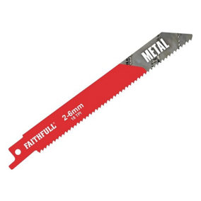 Faithfull - S918E Sabre Saw Blade Metal 150mm 18 TPI (Pack of 5)