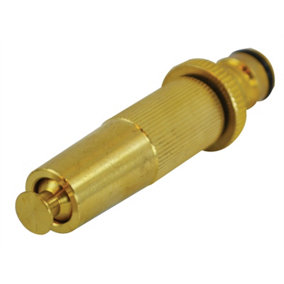 Faithfull SB3013 Brass Adjustable Spray Nozzle 12.5mm (1/2in) FAIHOSENOZZ