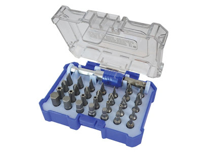 Faithfull Screwdriver Bit Set, 32 Piece DIY at B&Q