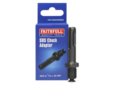 Faithfull  SDS Plus Chuck Adaptor SDS To 1/2in UNF FAICHUCKSDSA