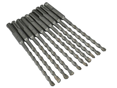 Faithfull  SDS Plus Drill Bit 7mm OL: 160mm WL: 100mm Bulk 10 FAISDS7160B