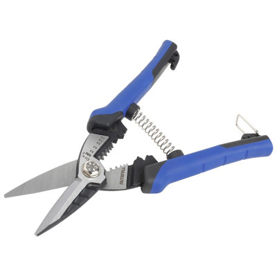 Faithfull Snips Heavy Duty Multi-Function Scissor 200mm 8" Snips FAISCHDMF8