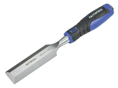 Faithfull Soft Grip Bevel Edge Chisel 38mm 1.1/2in FAIWCSG38