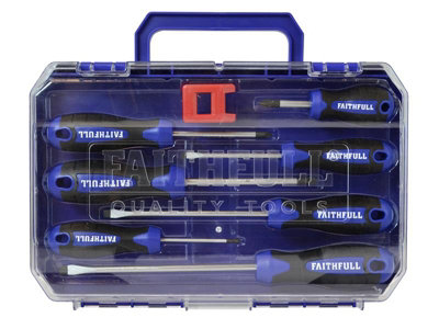 Faithfull  Soft Grip Screwdriver Set, 8 Piece FAISDSET8PRO