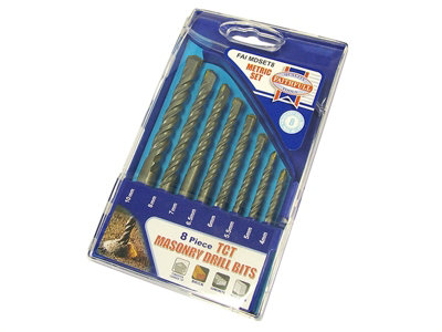 Faithfull  Standard Masonry Drill Set, 8 Piece 4-10mm FAIMDSET8