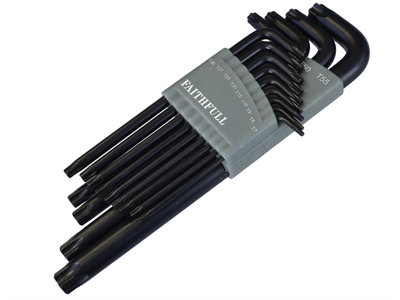 Faithfull  Star Long Arm Key Set of 13 (TX7-TX55) FAITKS13L