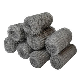 Faithfull - Steel Wool, Assorted Grades 20g Rolls (Pack 8)