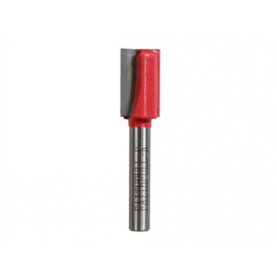 Faithfull Straight Cutter, Two Flute, 1/4in Multi Colour (12.0mm x 19mm)