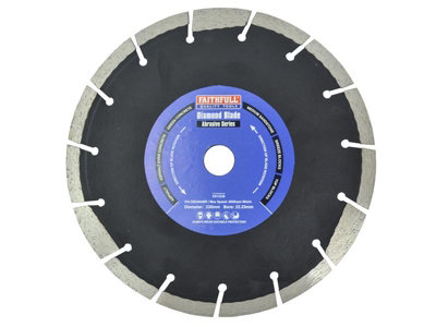 Faithfull SVA8023022 Abrasive Diamond Blade 230 x 22.23mm FAIDB230ABR