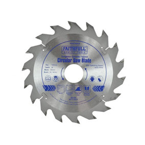 Faithfull - TCT Circular Saw Blade 165 x 30mm x 18T POS