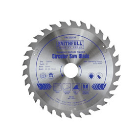 Faithfull - TCT Circular Saw Blade 235 x 35mm x 30T POS