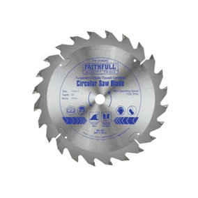 Faithfull - TCT Cordless Trimsaw Blade 136 x 10mm x 24T POS